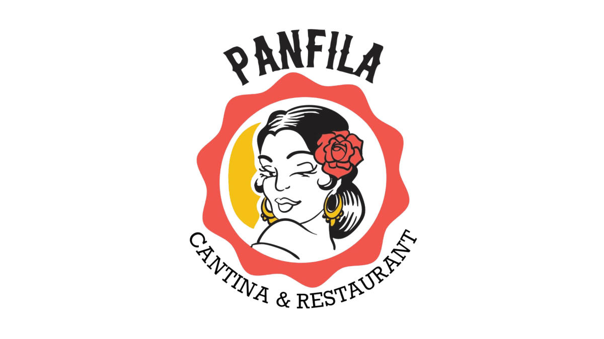 Logo with woman winking
