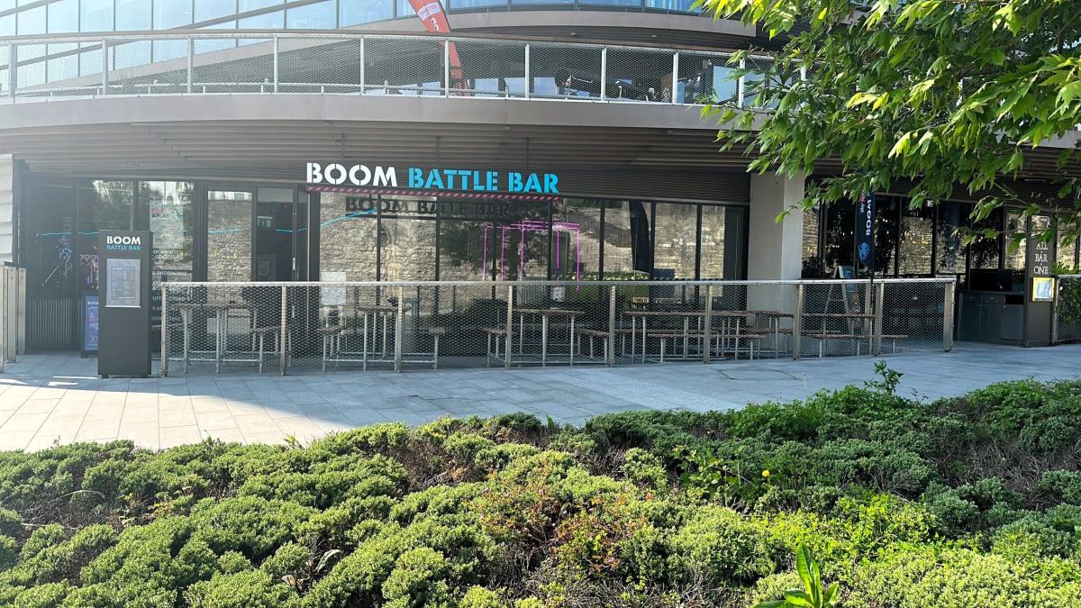 Frontage of Boom Battle Bar at Westquay South