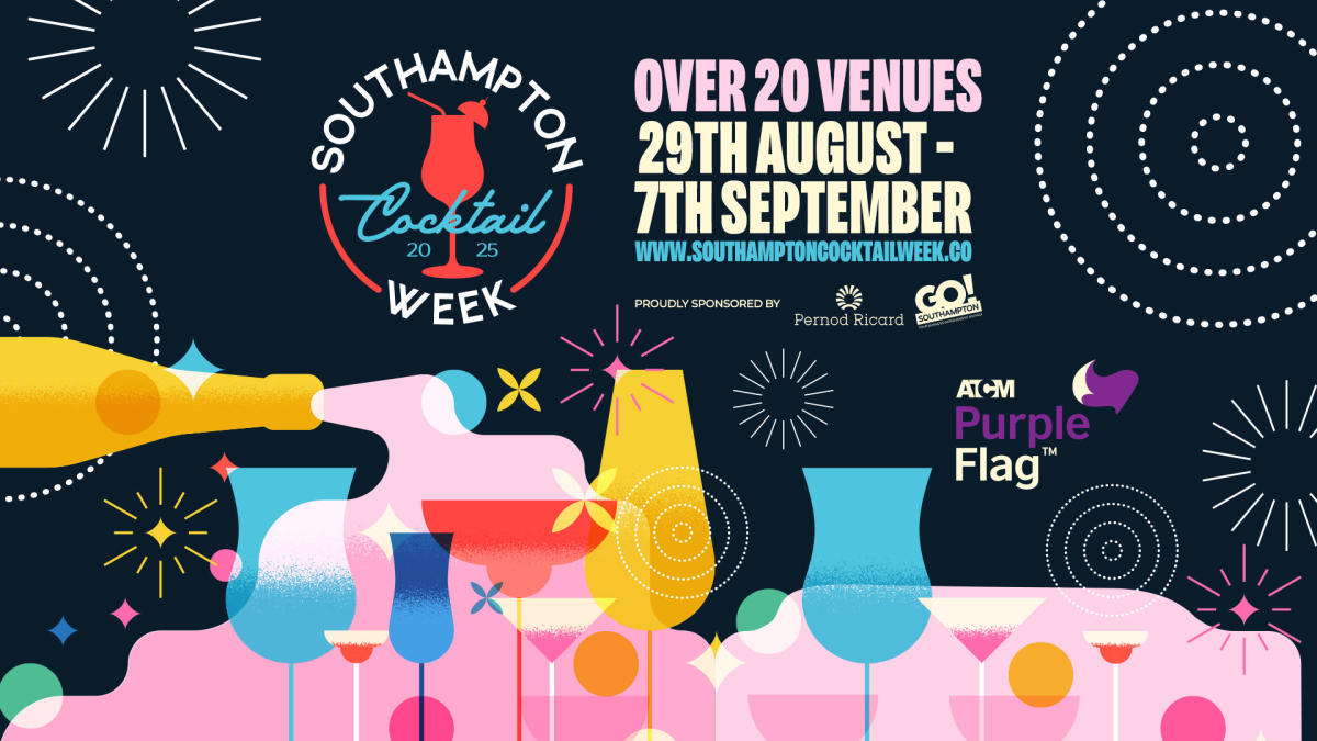 Southampton Cocktail Week, over 20 venues, 29th August - 7th September 2025