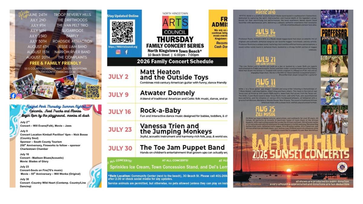 Concert Schedule