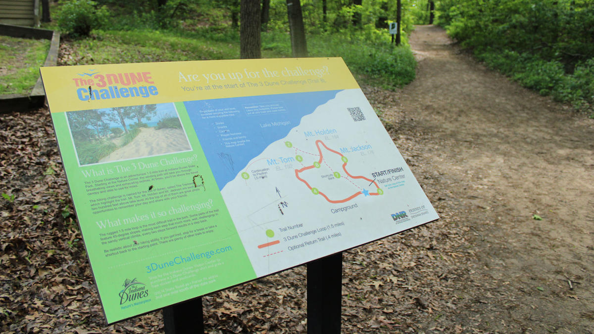 3 Dune Challenge Trailhead Indiana Dunes State Park
