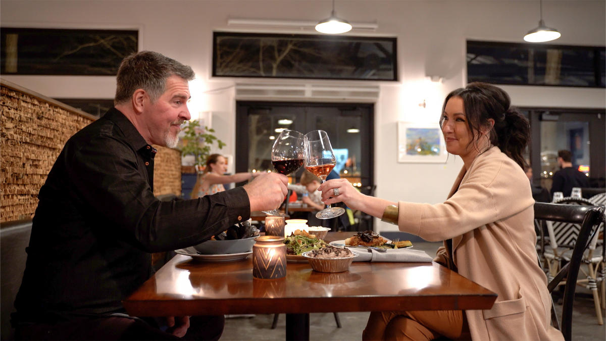 Couple dining at Goblin and the Grocer