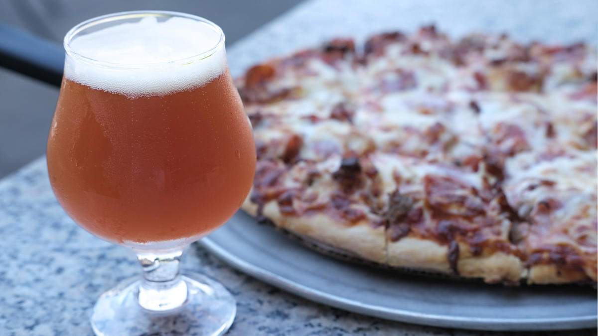 Crown Brewing with Carriage Court pizza