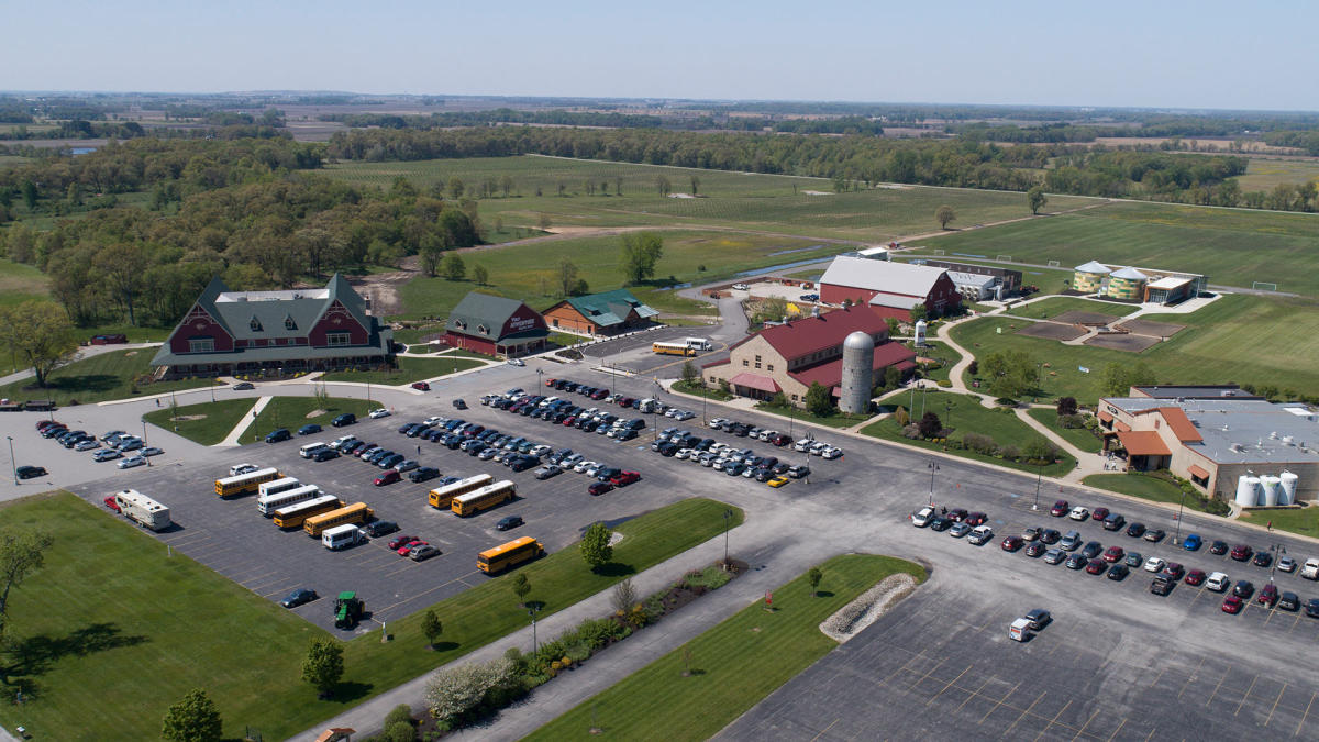 Fair Oaks Farms aerial shot