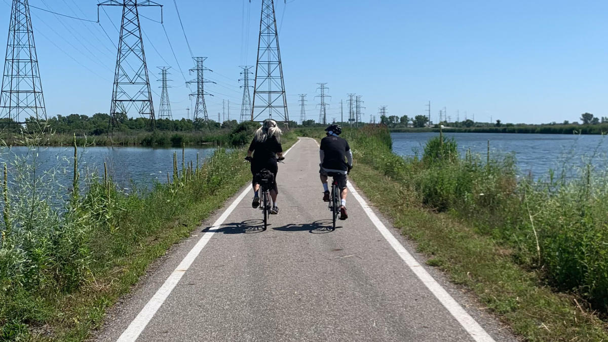 Bike path at Wolf Lake - Marianne Lee