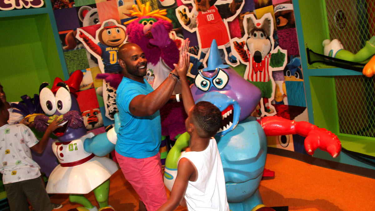 Father and Son at Mascot Hall of Fame