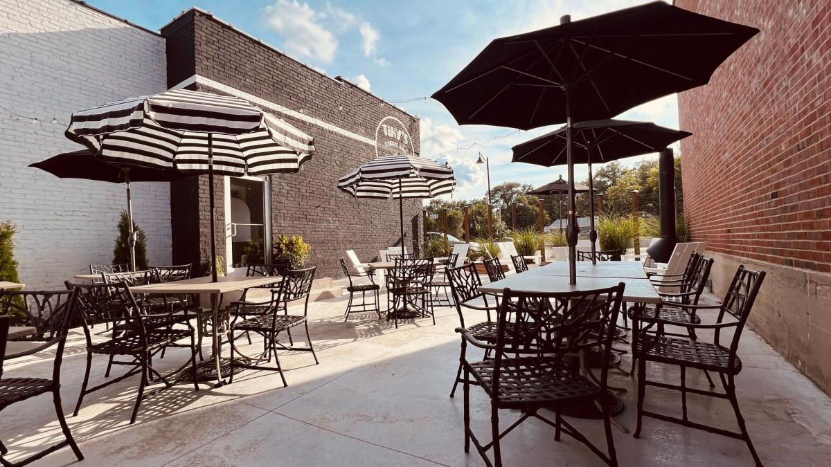Patio at Tiny's Restaurant and Bar