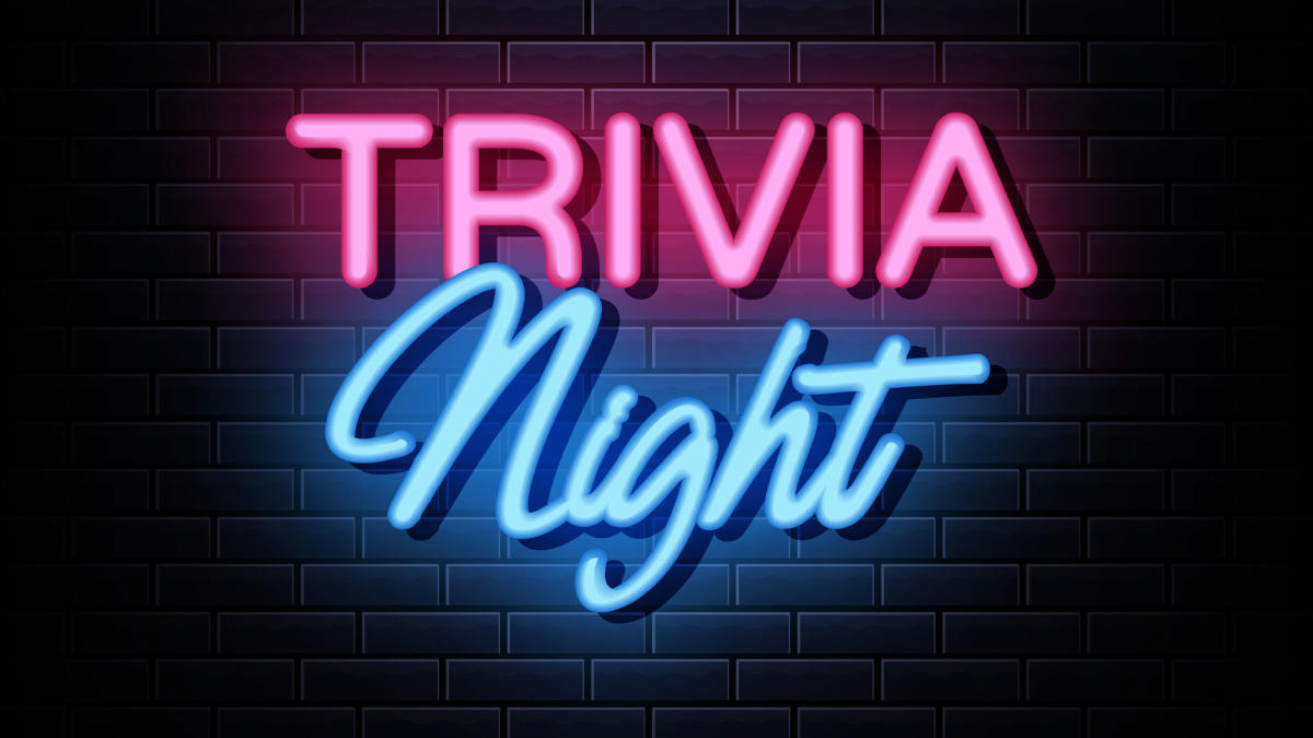 Trivia Night neon sign