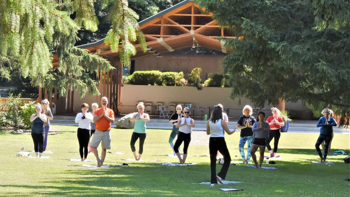 Yoga at Friendship Botanic Gardens