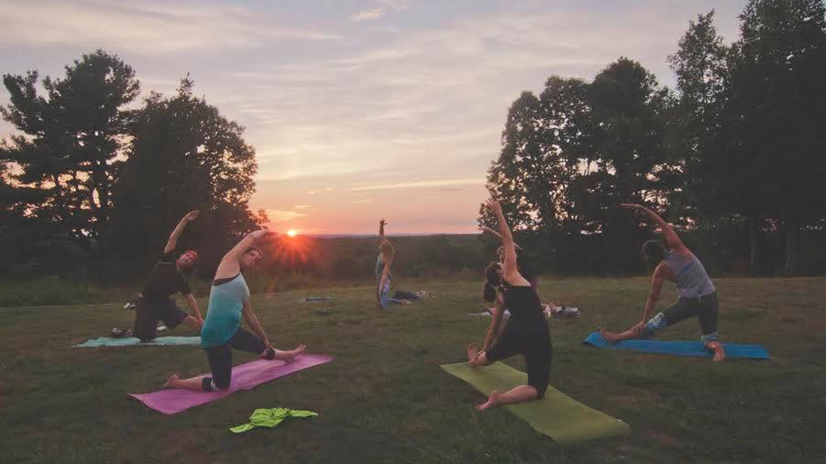 Yoga at Gabis Arboretum
