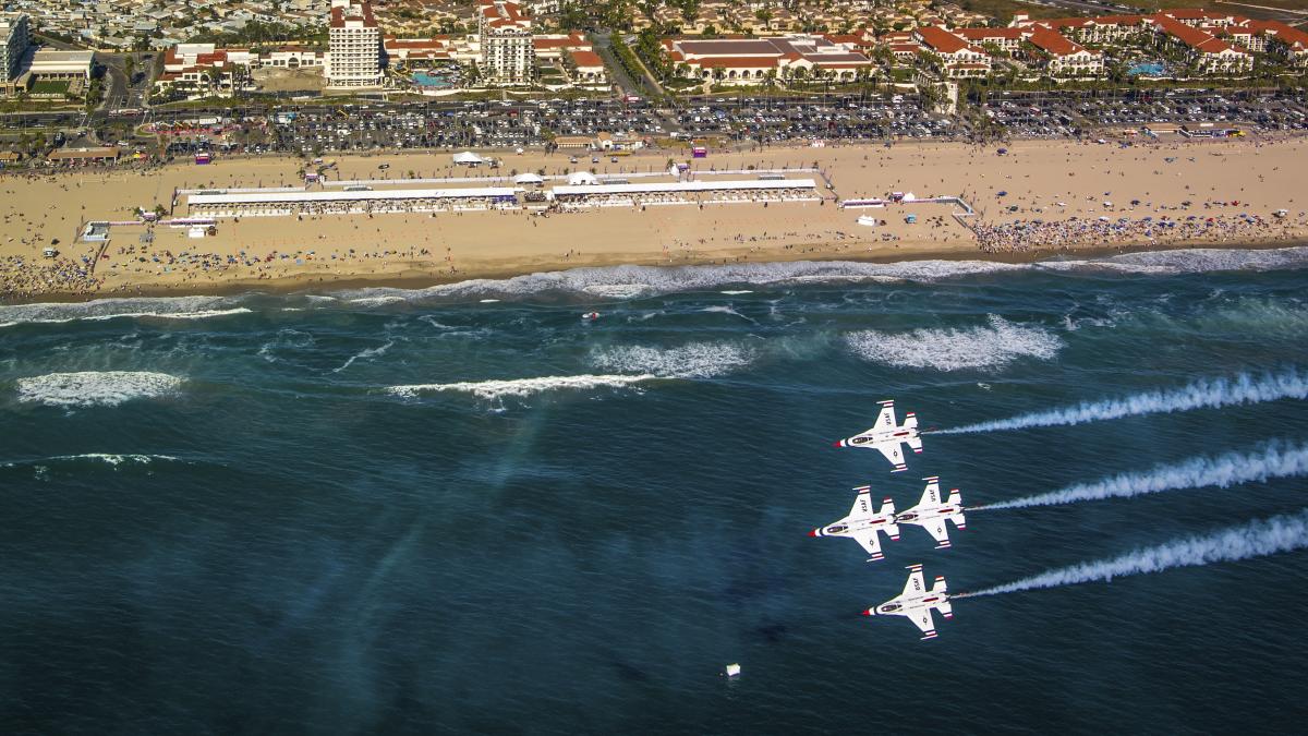 The Great Pacific Airshow in Huntington Beach