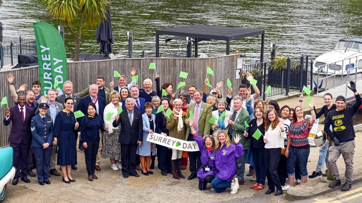 Surrey Day 2023 finale by the River Thames