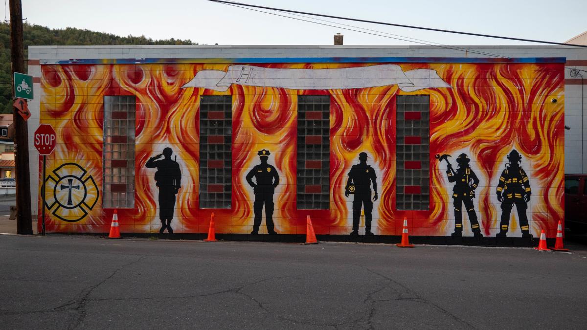 Shamokin Mural Rescue Fire Co 1