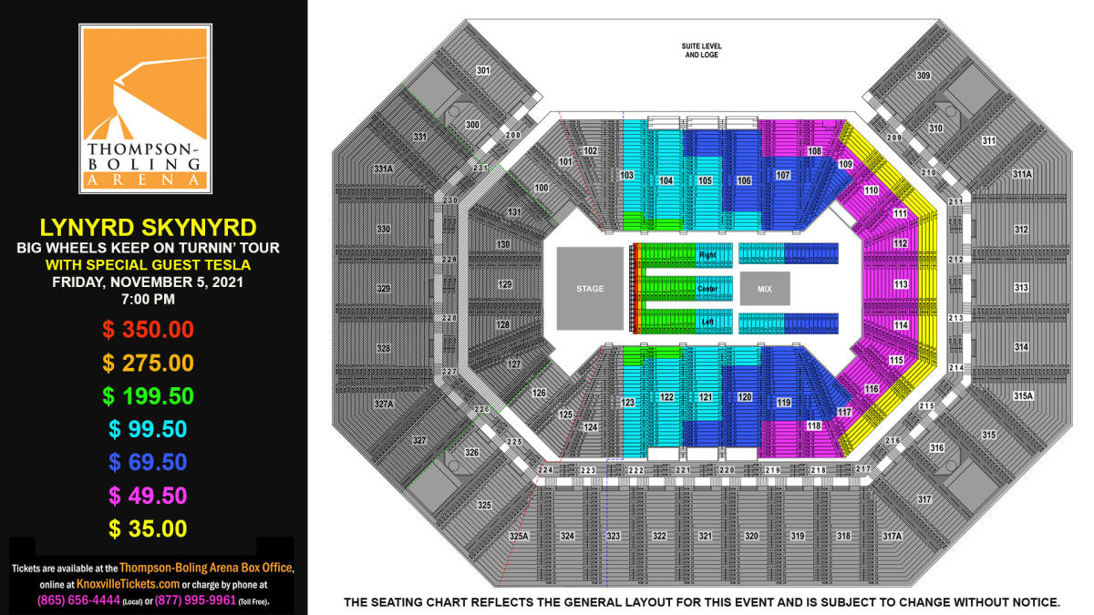Thompson Boling Arena Seating