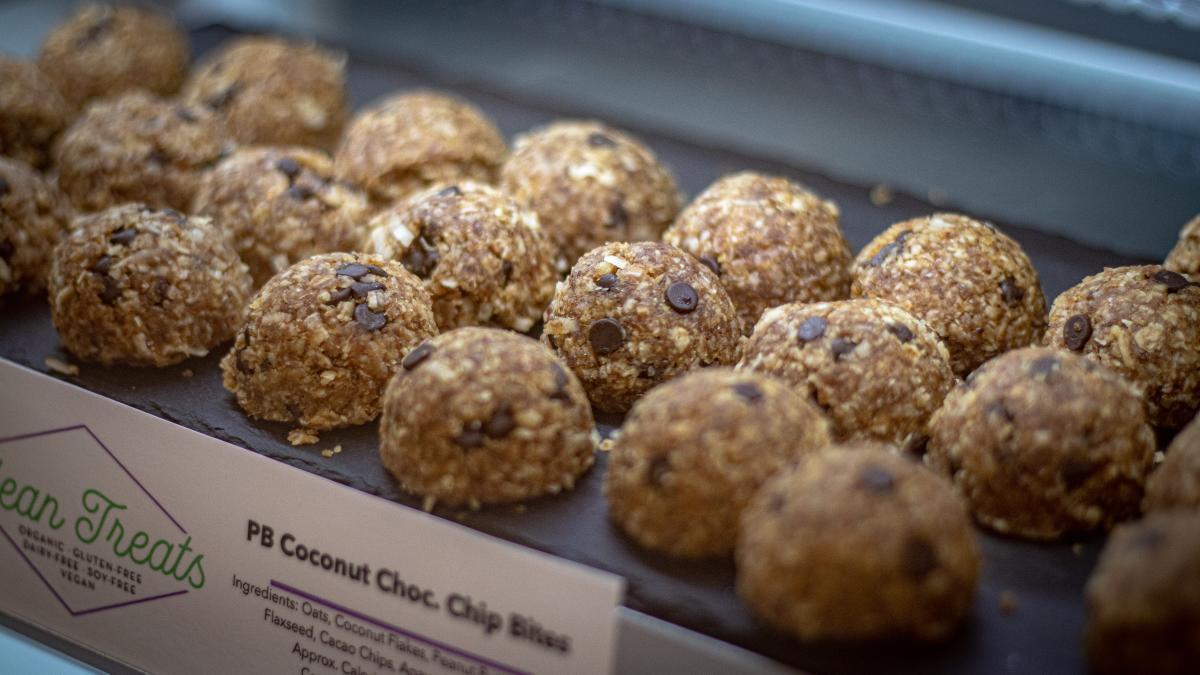 Peanut Butter Coconut Chocolate Chip Bites at Onyx Cafe | Topeka, KS