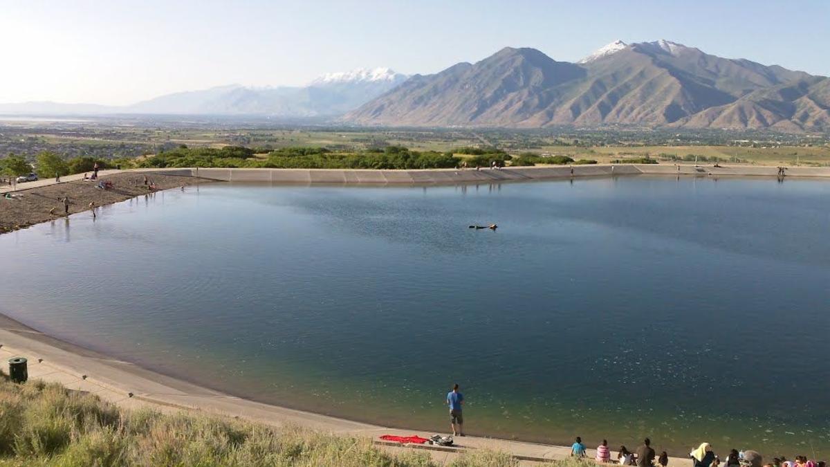 Spanish Oaks Reservoir in Spanish Fork, Utah
