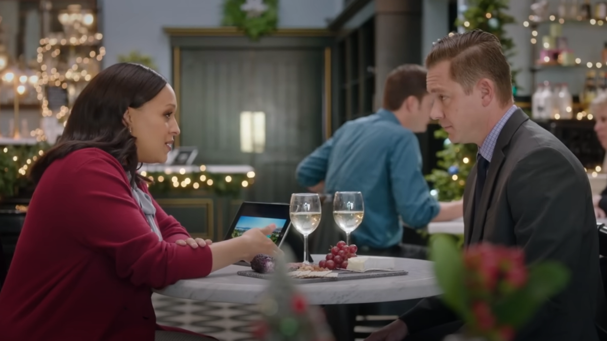 Couple having dinner at taste