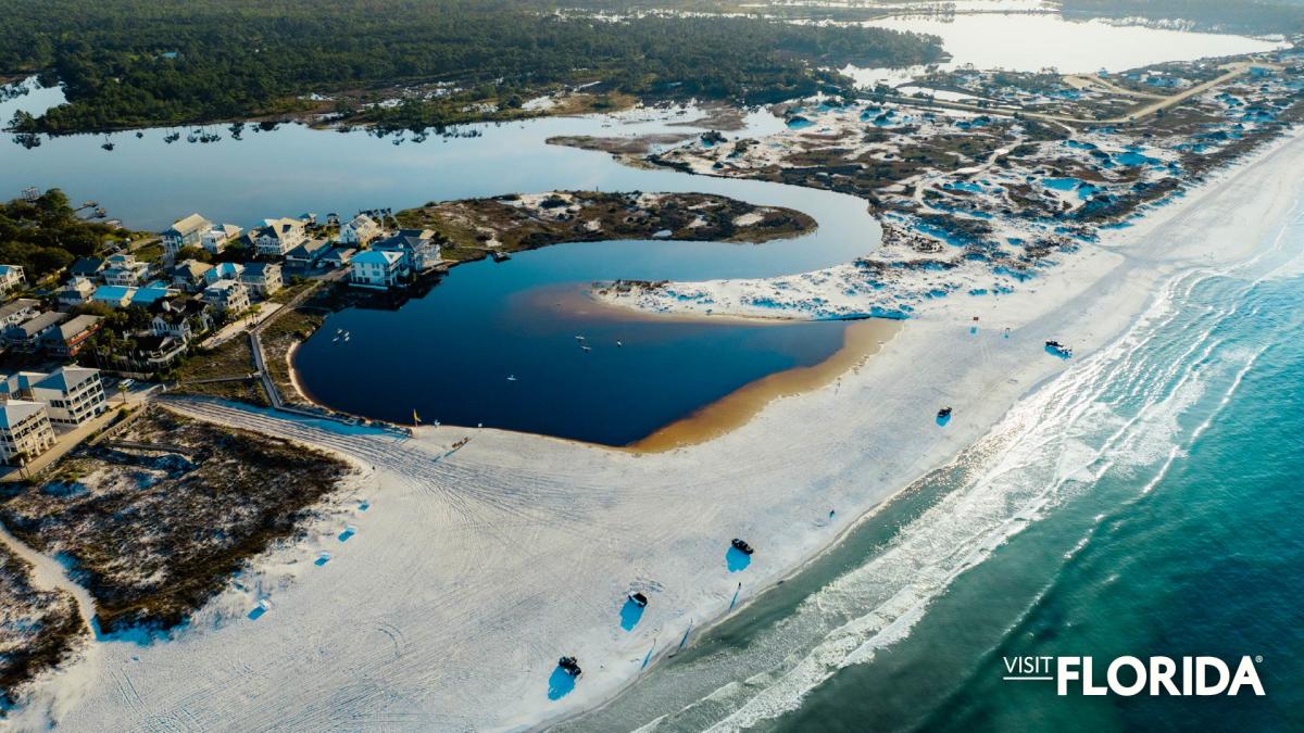 Zoom Background - Dune Lake (Santa Rosa Beach)