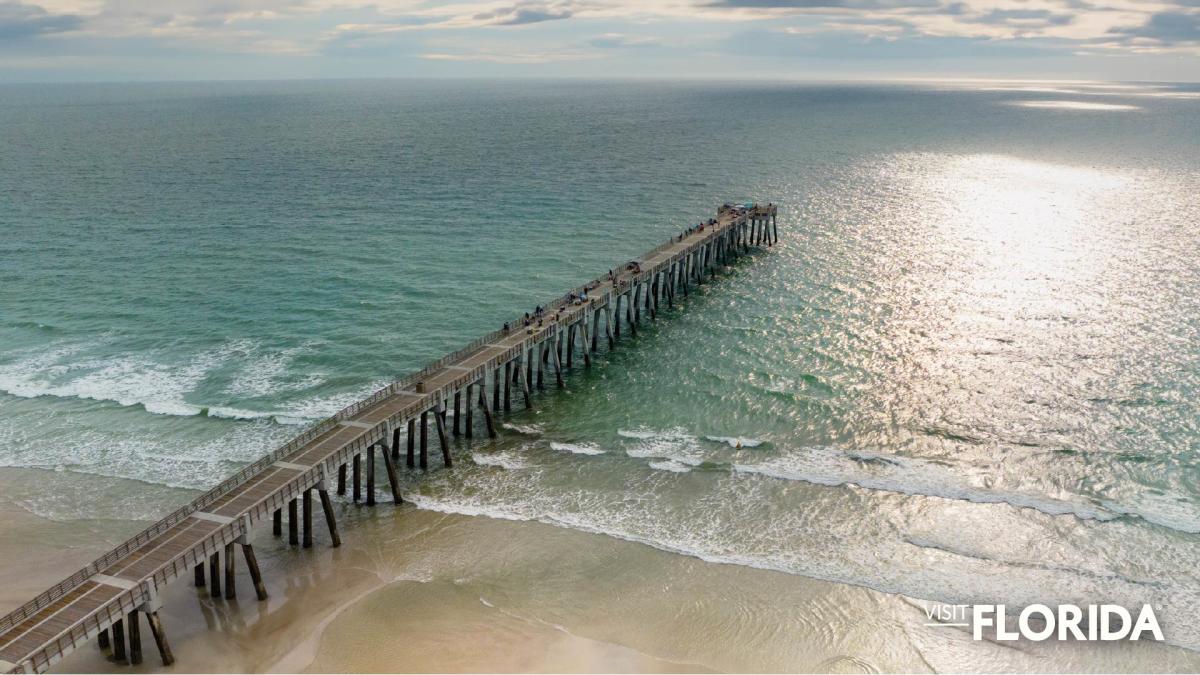 Zoom Background - Jacksonville Beach Pier