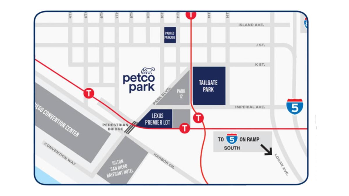 Petco Park San Diego Padres Parking