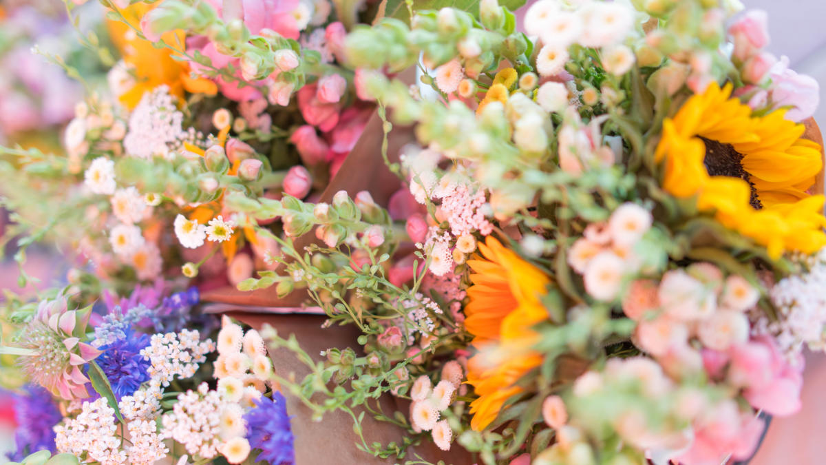 Flowers from the Farmers Market