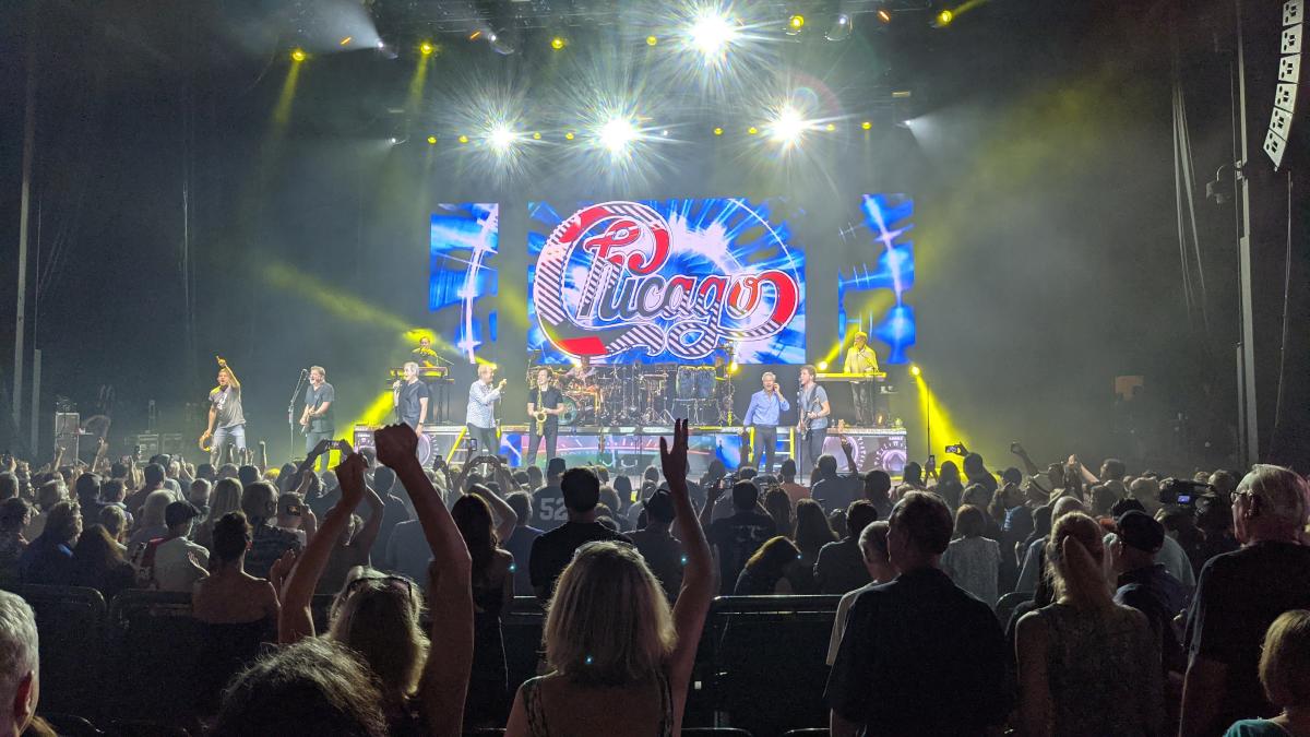 Chicago lights up The Pavilion’s Main Stage, June 27, 2021