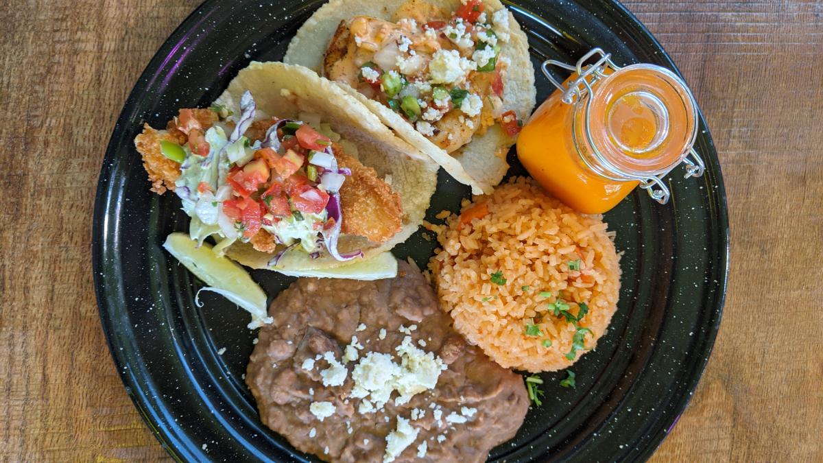 Tacos at Baja Cantina