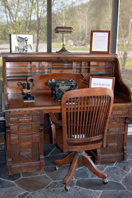 Chet Huntley's Desk | Photo: Margo Magnant