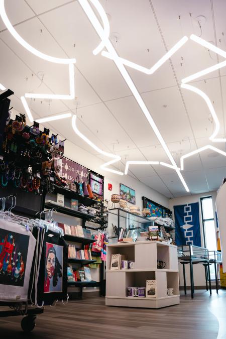 Gift shop at the Oneida Cultural Center