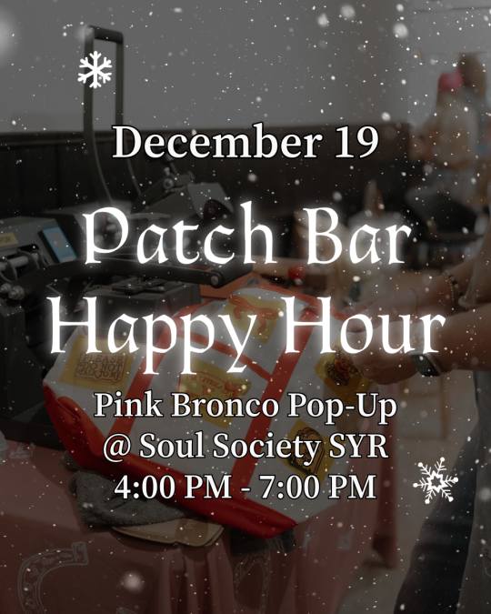 Patch Bar Happy Hour