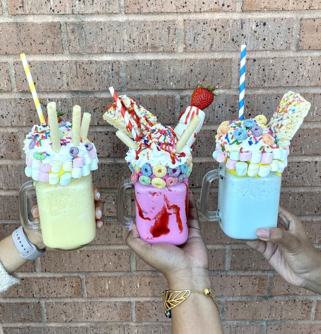3 Ice Cream Sundaes from La Real Michoacana in Beaumont, TX
