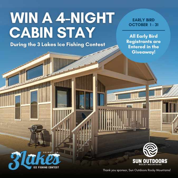 3 Lakes 2026 Early Bird Cabin