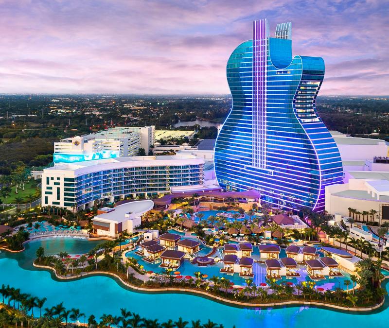Guitar Hotel at Seminole Hard Rock Hotel & Casino and Lagoon In Greater Ft. Lauderdale