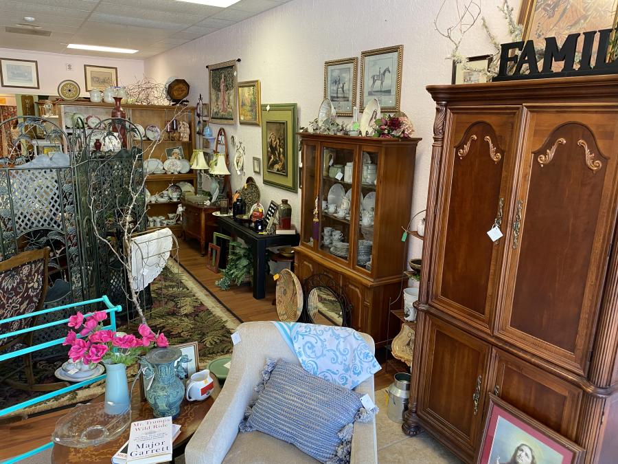 Antique Furniture And Porcelain On Display At Heirlooms for Hospice In Beaumont, TX