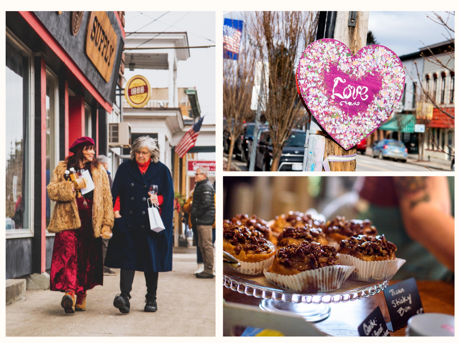 Vintage Vines & Valentines Collage