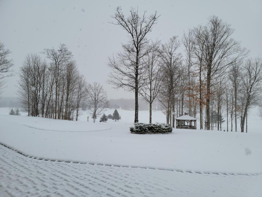 Ravenwood Golf Club in the winter