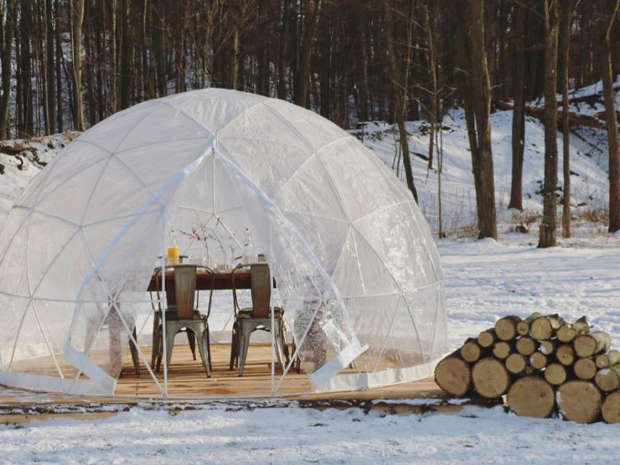 Sugarmaker's Igloo Brunch at Kettle Ridge Farm
