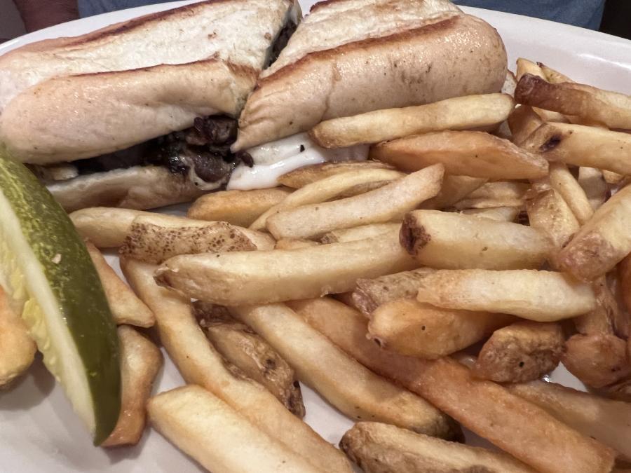 Philly Cheesesteak and Fries From City Cafe In Huntsville, AL