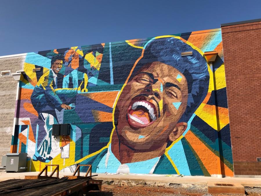 Little Richard Mural MidCity Logan Tanner