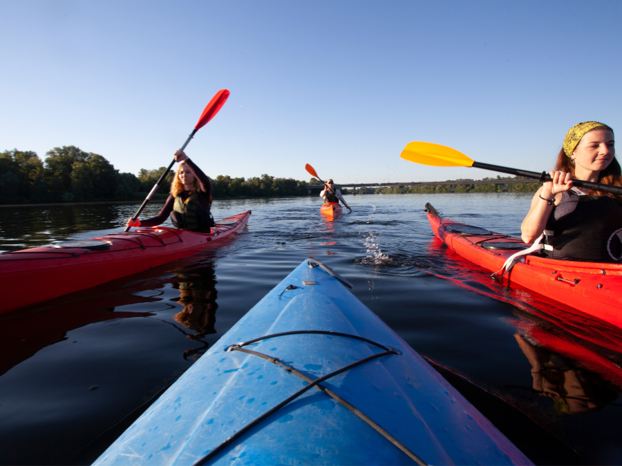 Group Kayak Wisconsin River
