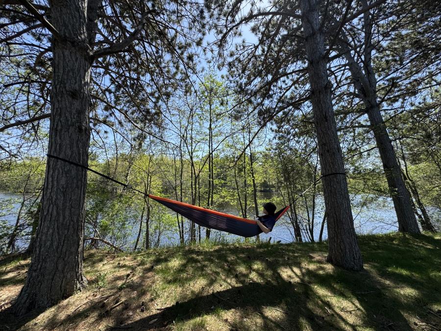 Hammocking at Bluegill Park