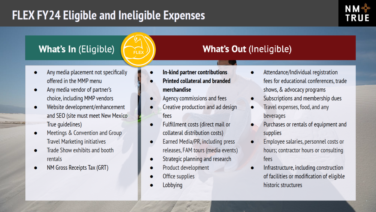 FLEX FY24 Eligible and Ineligible Expenses