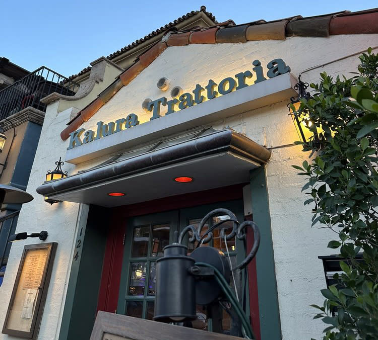 Kalura Trattoria exterior, and Italian restaurant in Palm Springs