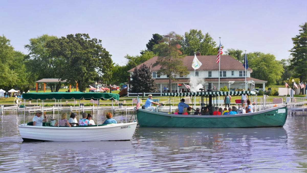 Cedar Lake and ride the Dewey Line