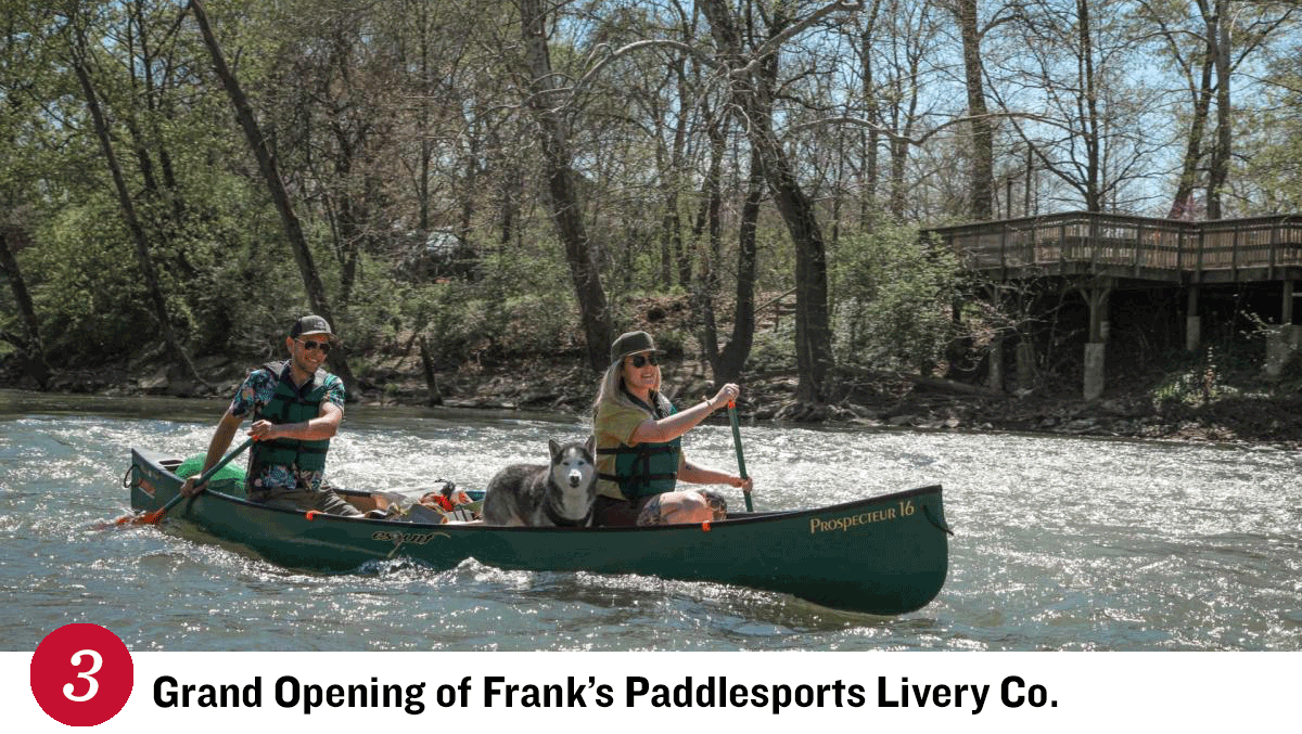 Event 3 - Grand Opening of Frank's Paddlesports Livery Co.