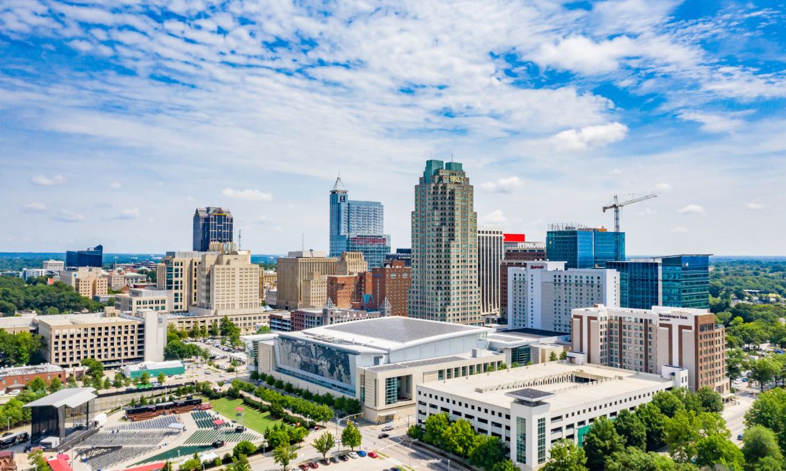 Raleigh, N.C., downtown skyline