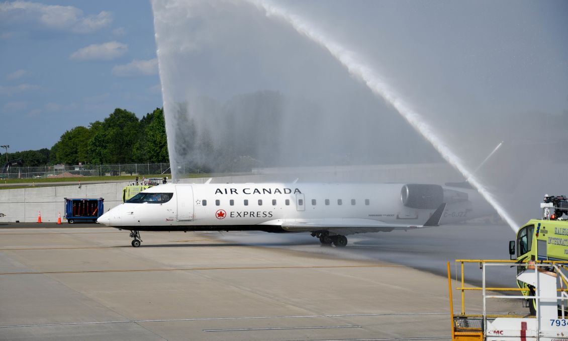 RDU Inaugural Montreal Flight