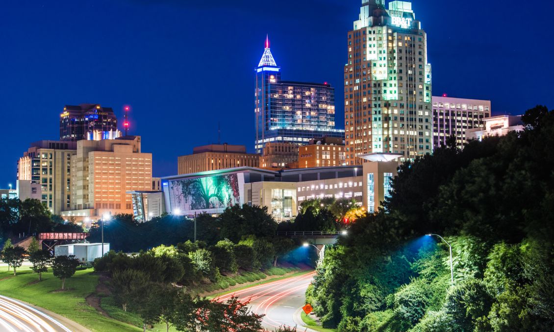 Downtown Raleigh skyline