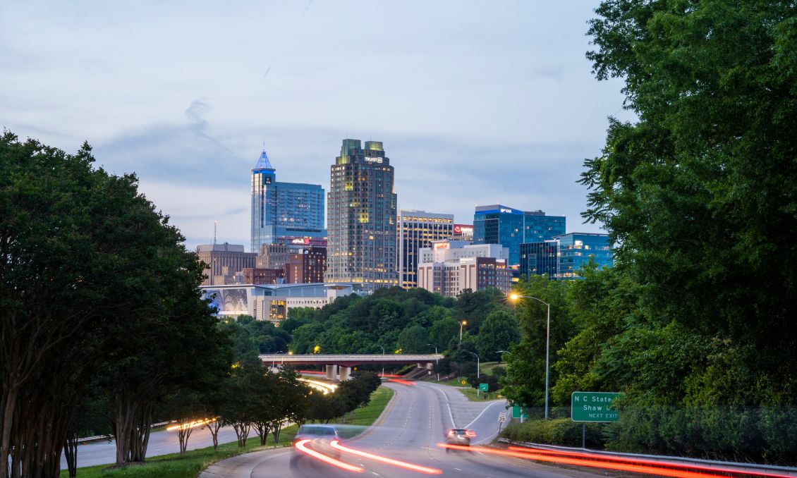 Downtown Raleigh skyline