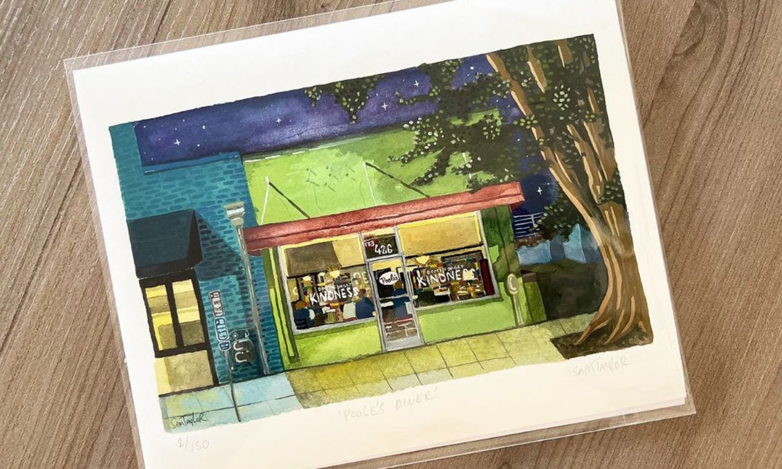 Poole's Diner 15th Anniversary Print